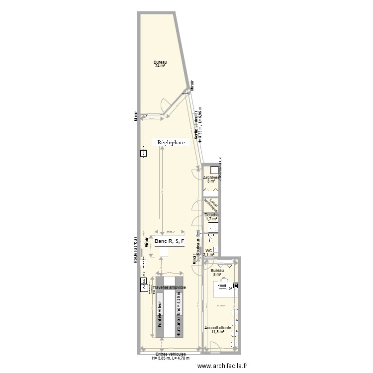 CCT VL CARAÏB CONTROLE. Plan de 0 pièce et 0 m2