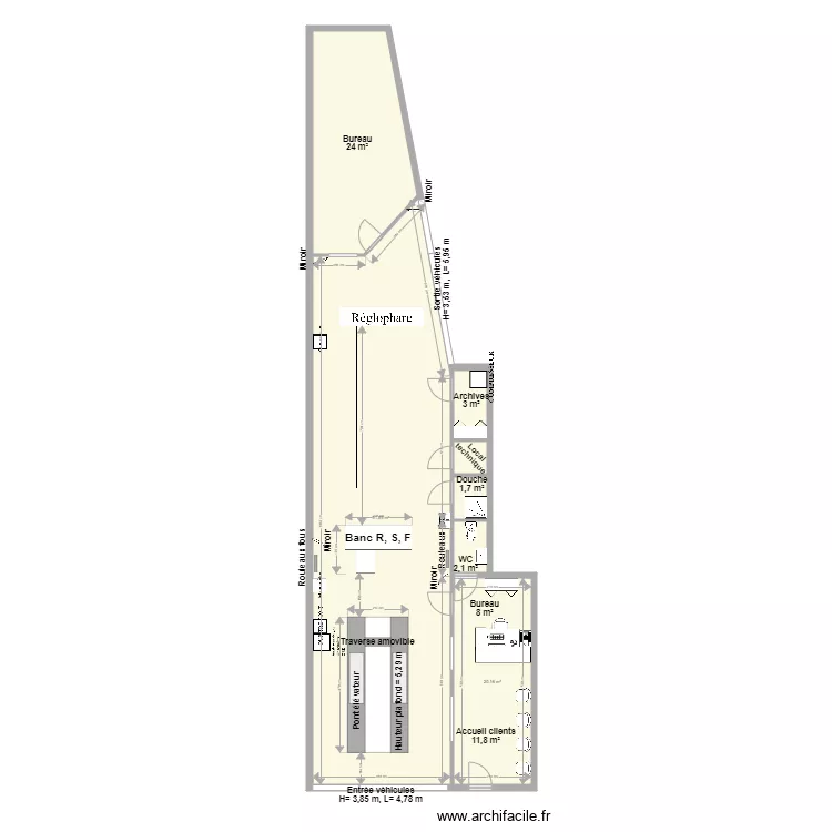 CCT VL CARA&Iuml;B CONTROLE. Plan de 
