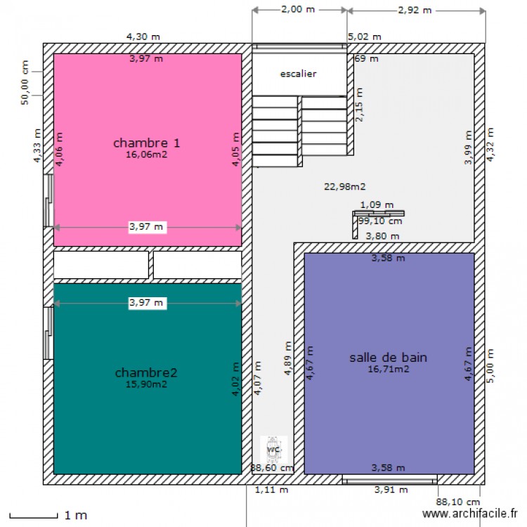 plan vivi-yves 1er. Plan de 0 pièce et 0 m2