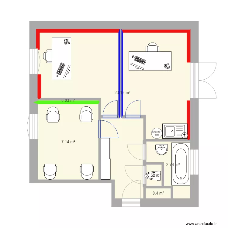 St Laurent travaux 2. Plan de 