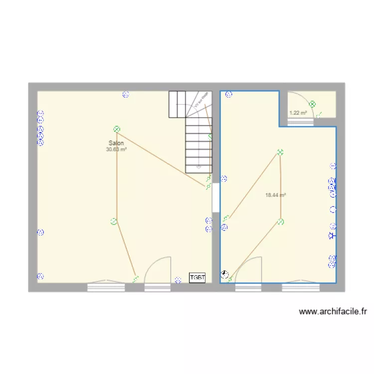 Sebastien Sylvain Batisse 1900. Plan de 