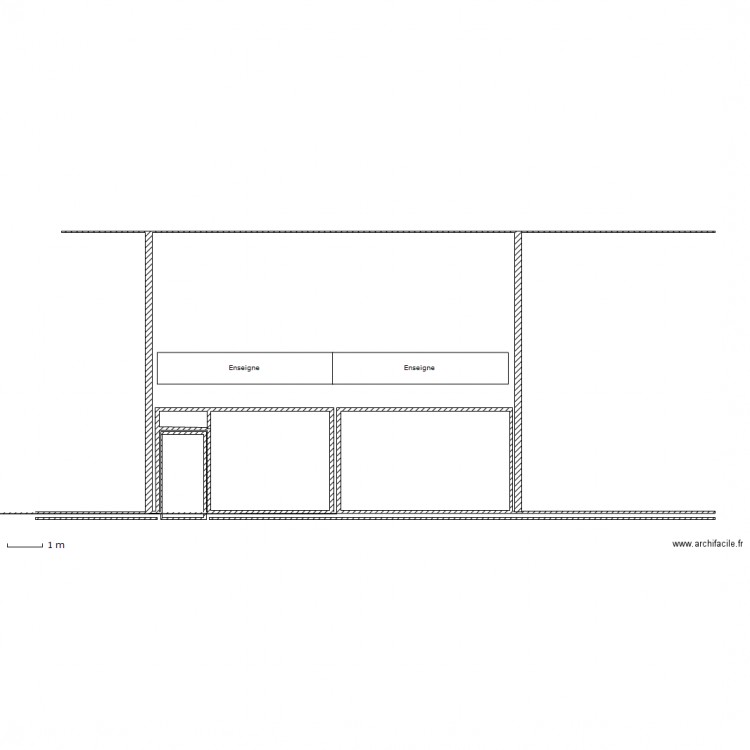 Vitrine Projet 1 . Plan de 0 pièce et 0 m2