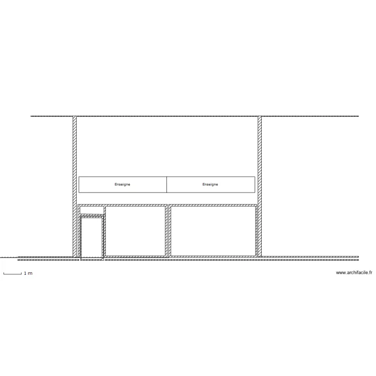 Vitrine Projet 1 . Plan de 