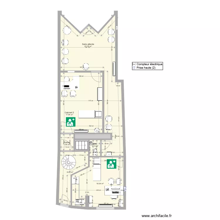 Fleurus Am&eacute;nagement. Plan de 