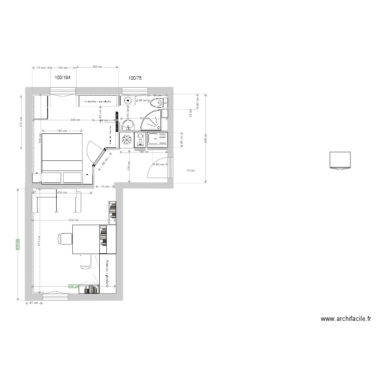 jeanny APPARTEMENT agandi 2022 . Plan de 0 pièce et 0 m2