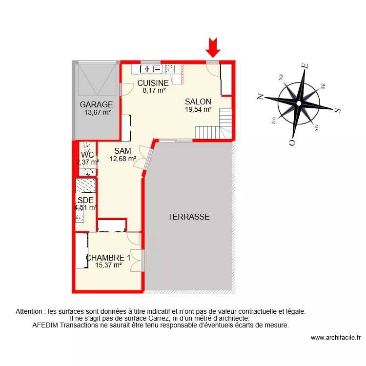 BI 8004 RDC. Plan de 