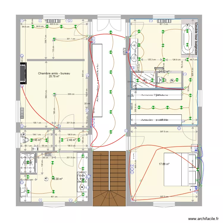 1er &eacute;tage 8 d&eacute;c 18. Plan de 