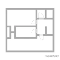 Plan 2&egrave;me &eacute;tage Van Crombrugghe