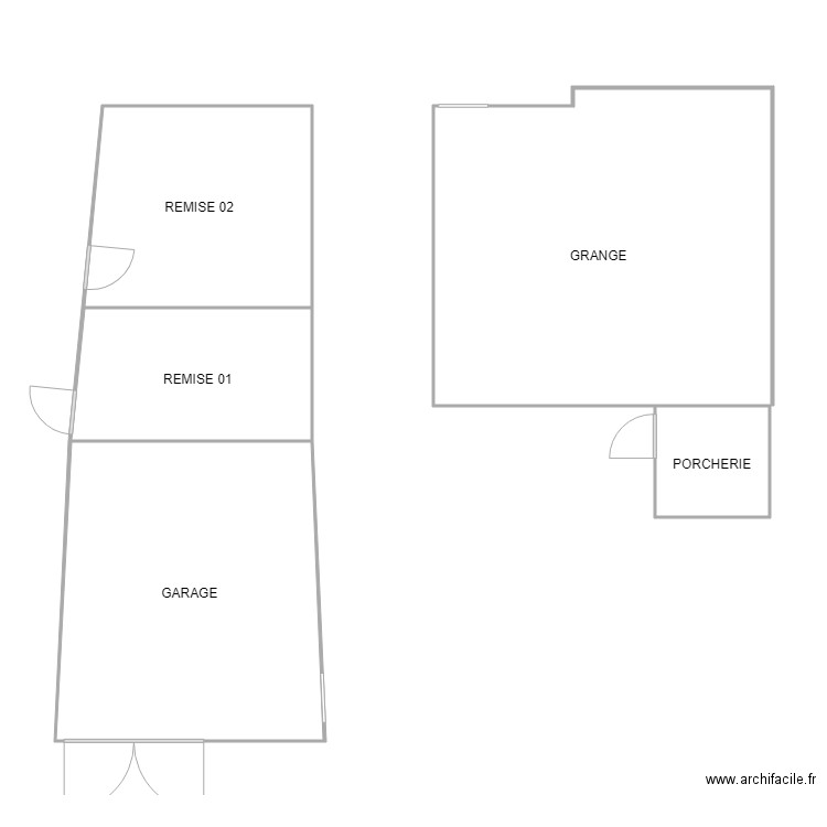 fremit bordin grange am. Plan de 0 pièce et 0 m2