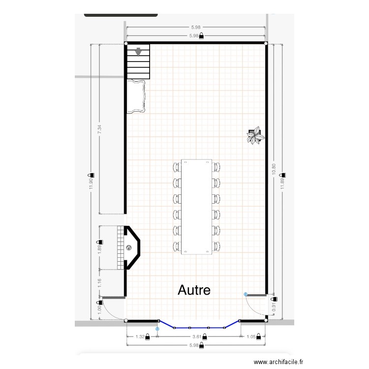 Grande SAM Julie. Plan de 0 pièce et 0 m2