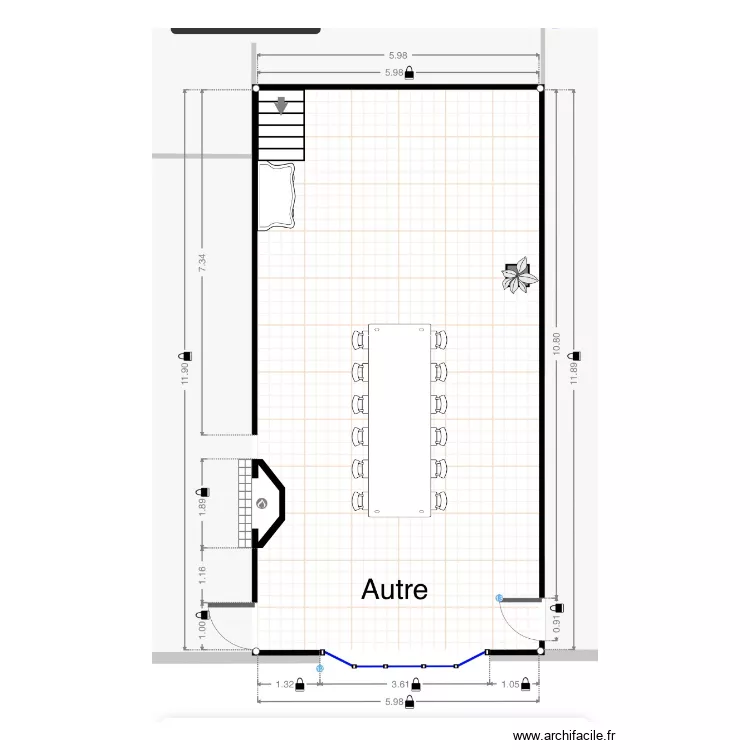 Grande SAM Julie. Plan de 