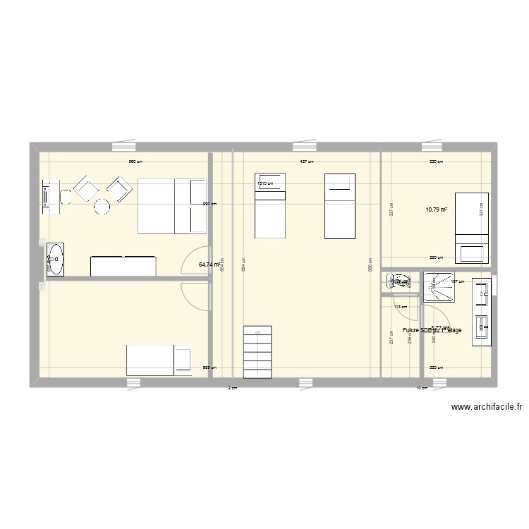 Petit Rezole Grenier Version 1. Plan de 0 pièce et 0 m2