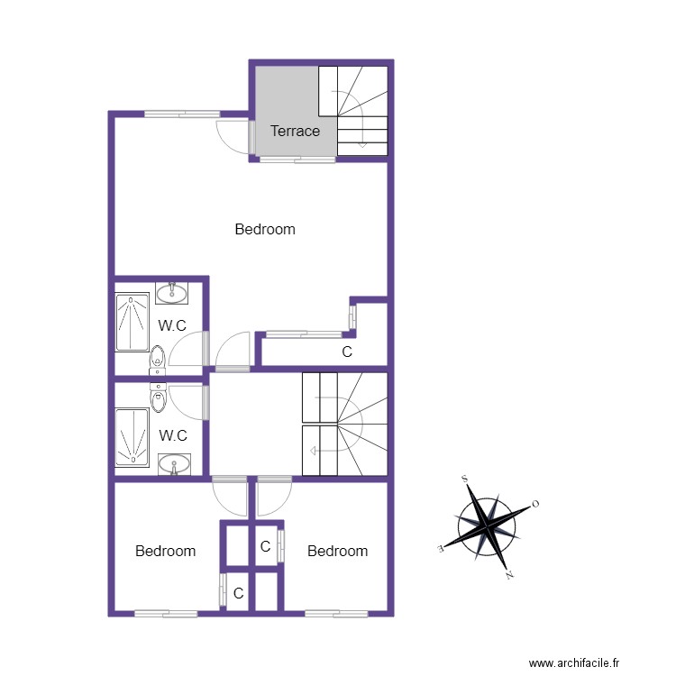 RSE 01341 Morros alt 1 Campello 2º PLANTA. Plan de 0 pièce et 0 m2