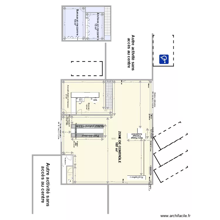 CCT VL AUTO CONTR&Ocirc;LE LA PIOLINE Aix en Provence. Plan de 