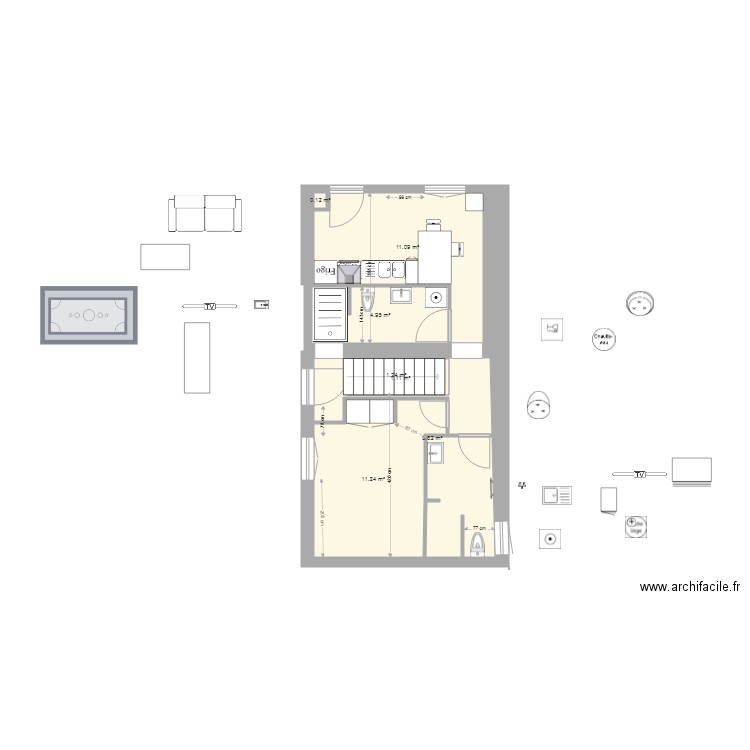 Ouistreham projet 16 02 2021. Plan de 0 pièce et 0 m2