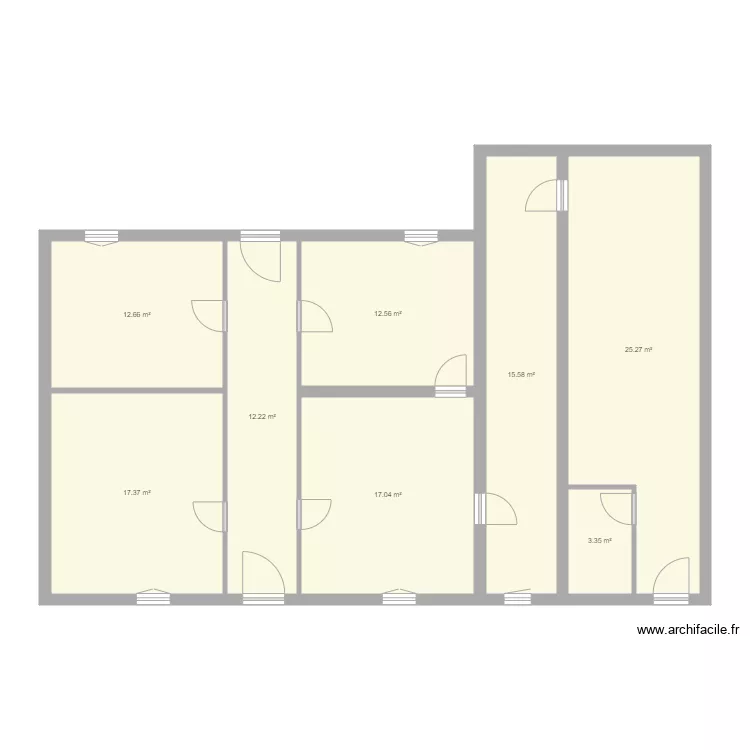 maison LACRABE. Plan de 