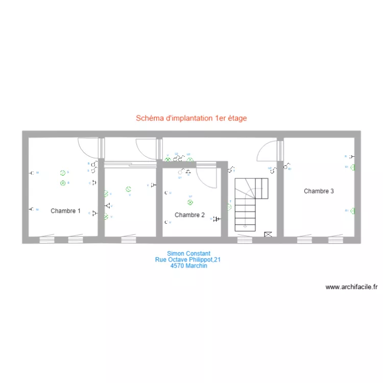 marchin 1er. Plan de 