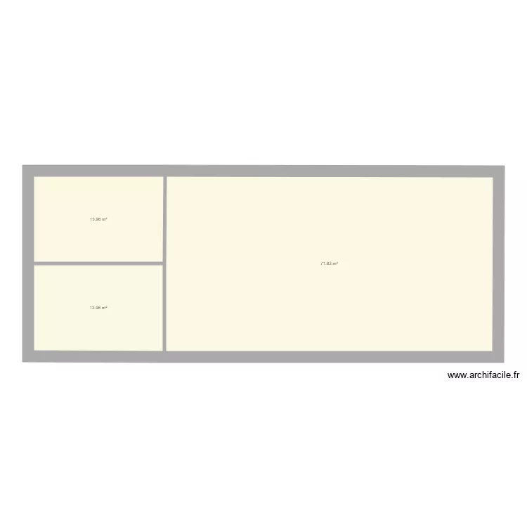 cabane etage3. Plan de 