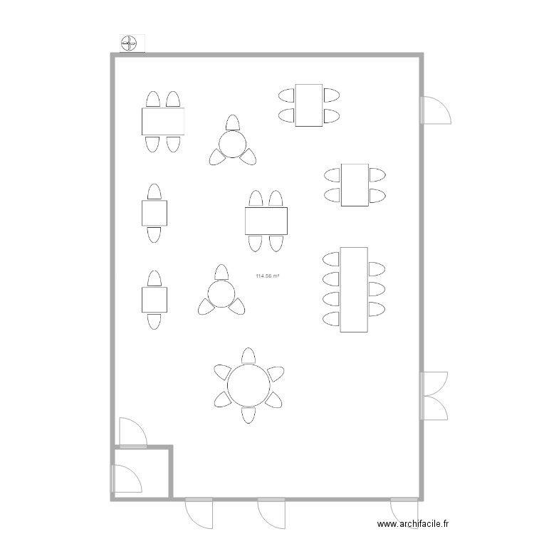 Implantation carcasse 3. Plan de 0 pièce et 0 m2