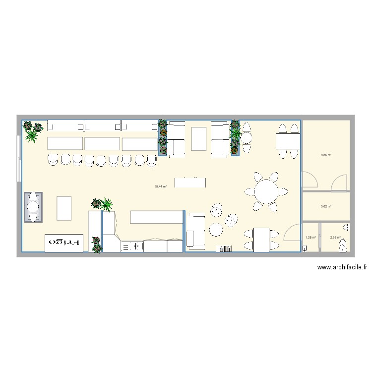 LA SUITE. Plan de 0 pièce et 0 m2