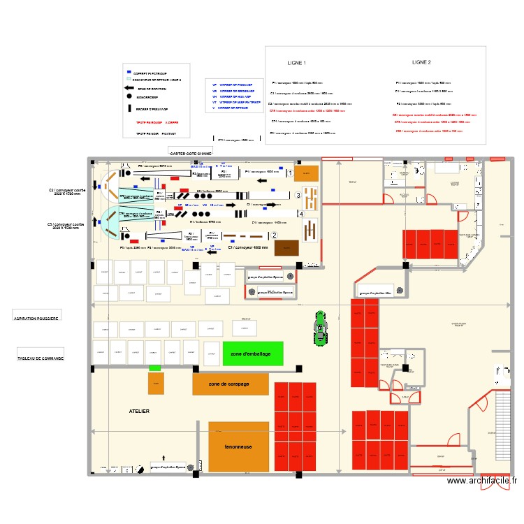 PROJET 02 ENTREE DEPOT PAR LE 12 02/01/2023. Plan de 16 pièces et 898 m2