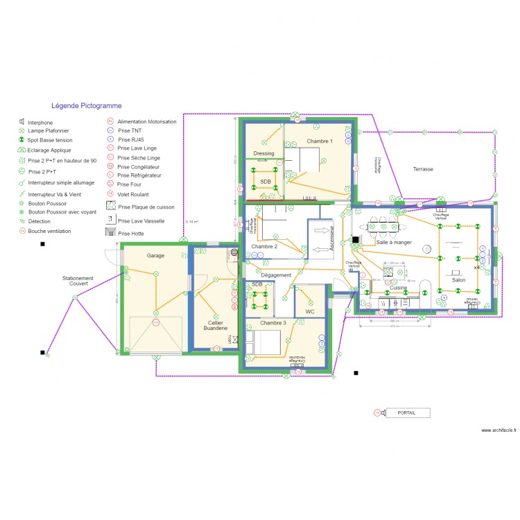 Plan. Plan de 0 pièce et 0 m2