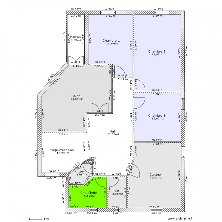 maison toumi. Plan de 0 pièce et 0 m2
