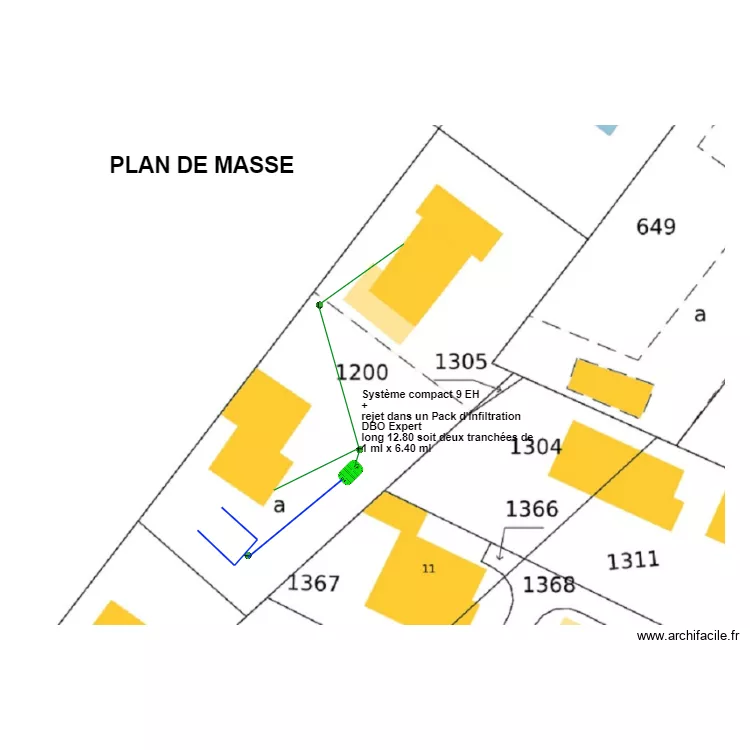 Fouillade 2. Plan de 