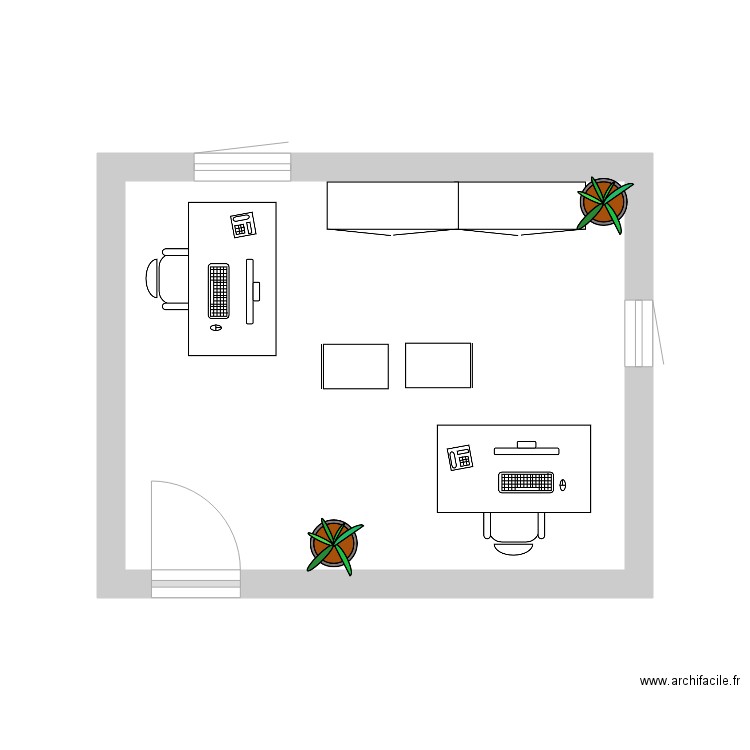 BUREAU PATRICK . Plan de 0 pièce et 0 m2