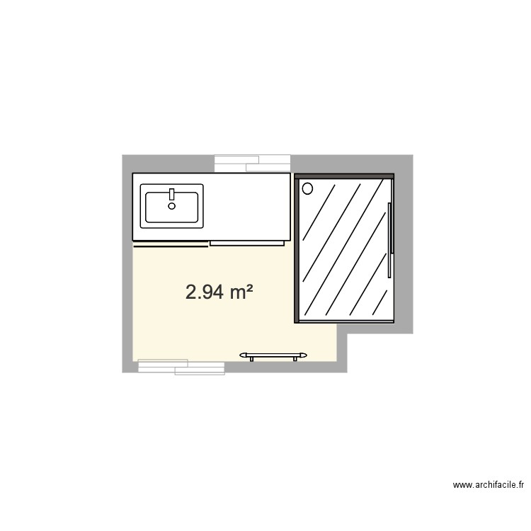 SALLE D EAU DEF. Plan de 0 pièce et 0 m2