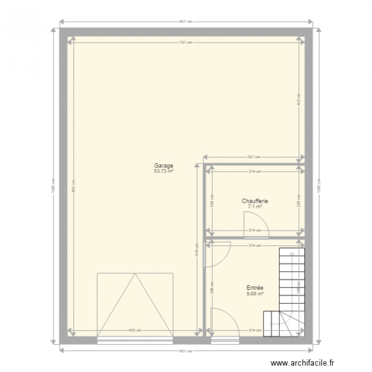 Henry sous sol. Plan de 0 pièce et 0 m2