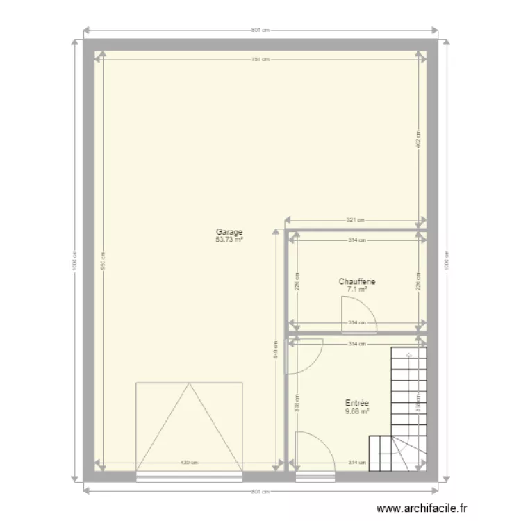 Henry sous sol. Plan de 