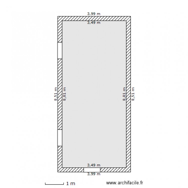 étage grange. Plan de 0 pièce et 0 m2
