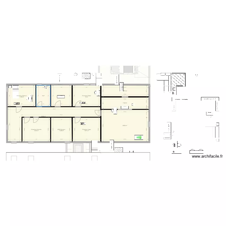 Champs Georges 2. Plan de Champs Georges 2. Plan de