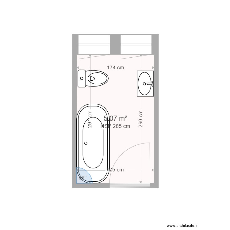 TABOADA salle de bain LONS. Plan de 0 pièce et 0 m2