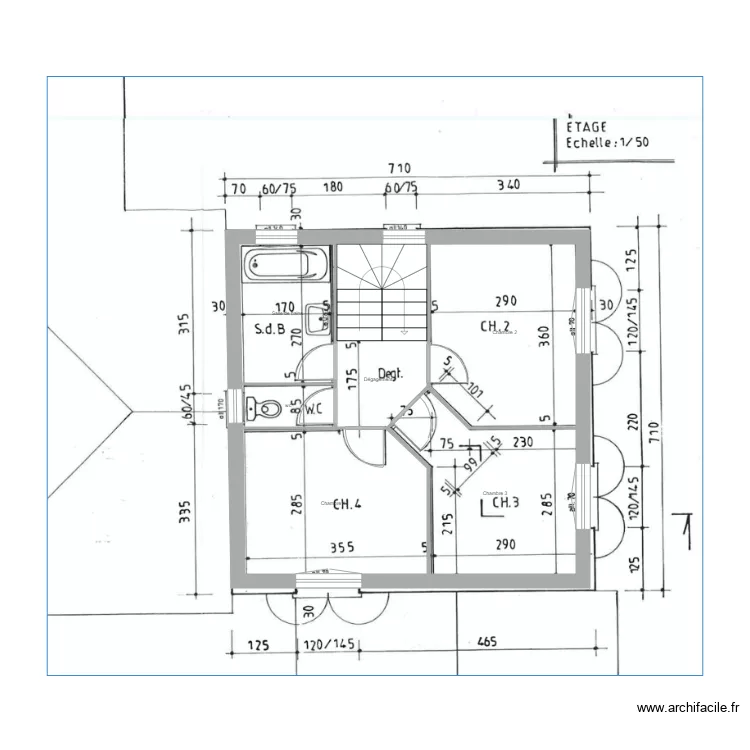 Jebabli plan niv 2. Plan de 