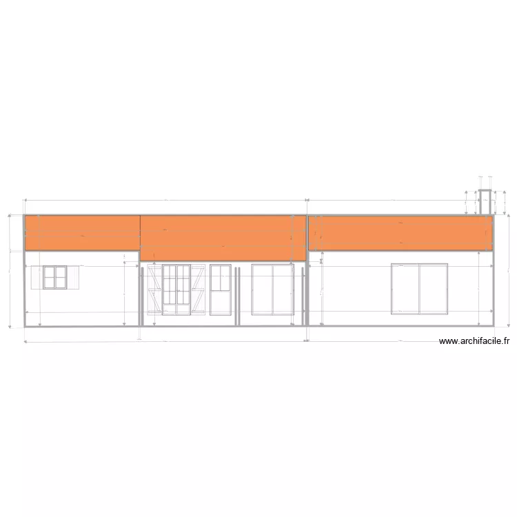 maison gareoult modif 66 façade10 plus et cheminee. Plan de maison gareoult modif 66 façade10 plus et cheminee. Plan de