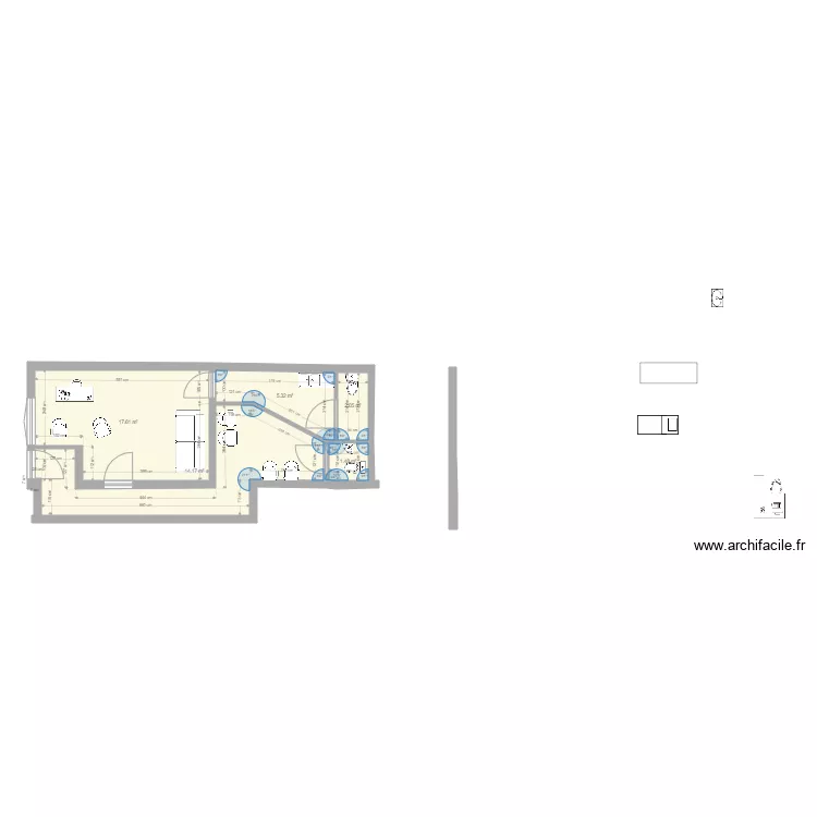 bureau begles LIBRE 3. Plan de 