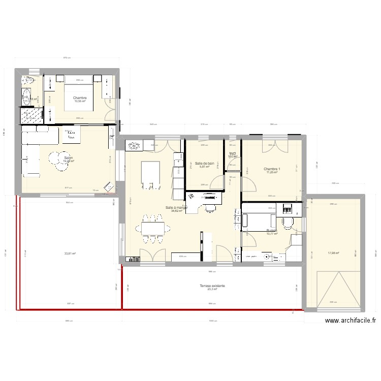 Maison v3. Plan de 0 pièce et 0 m2