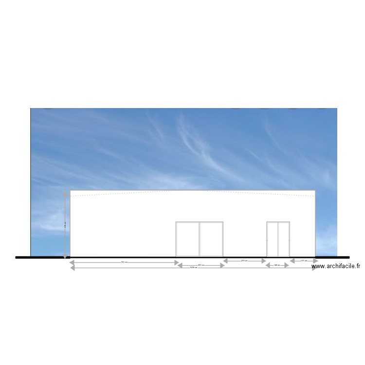 facade arriere cabinet medical . Plan de 0 pièce et 0 m2