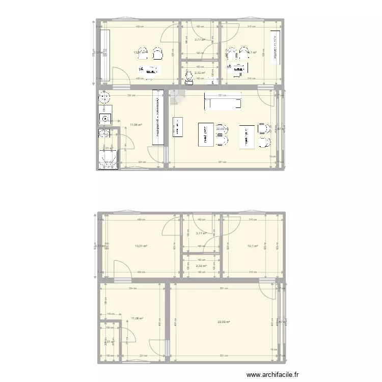 rez de chauss&eacute;e. Plan de 