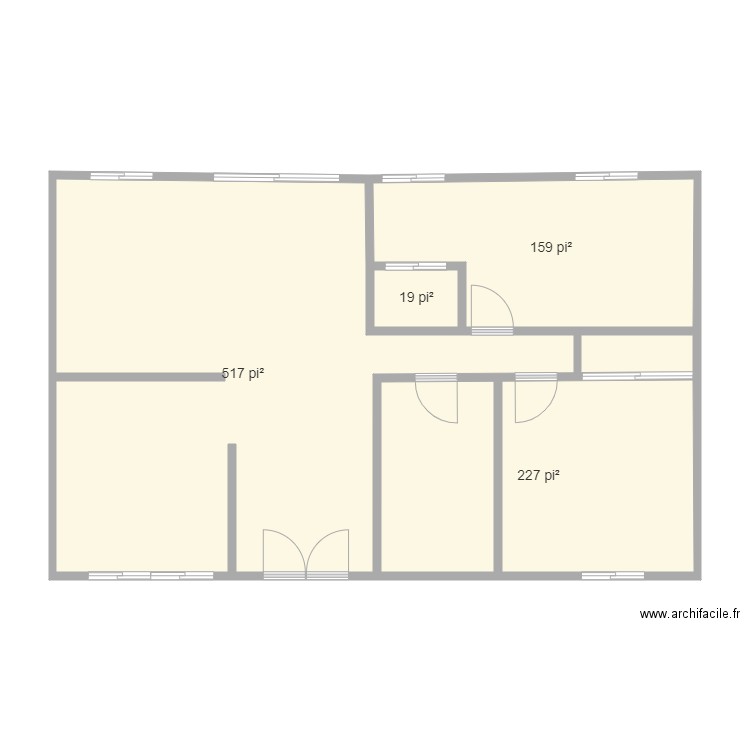 plan 2 . Plan de 0 pièce et 0 m2