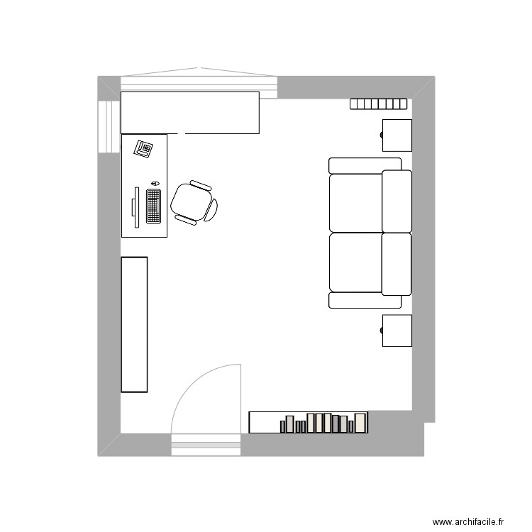 PARIS BUREAU. Plan de 0 pièce et 0 m2