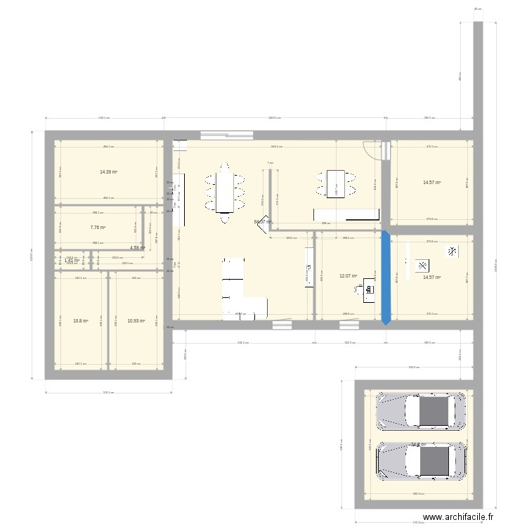 projet liré 19 janvier bis. Plan de 0 pièce et 0 m2