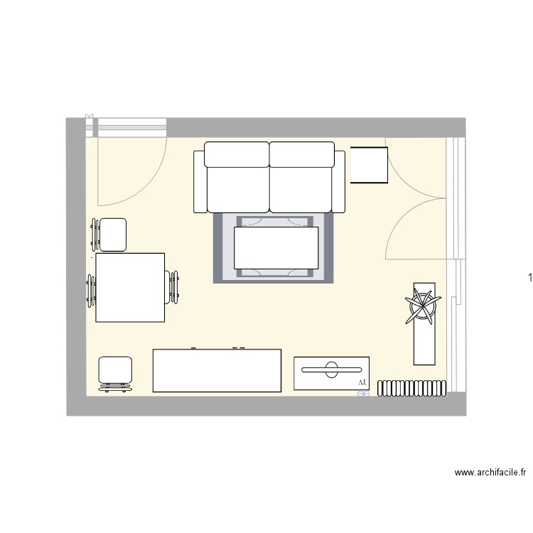 salon 2. Plan de 0 pièce et 0 m2