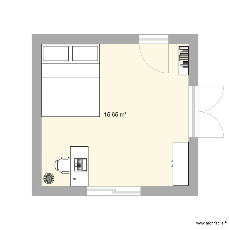 1er. Plan de 0 pièce et 0 m2