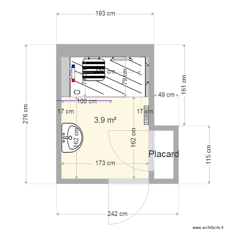 MICHAELIAN opheor sdb projet. Plan de 0 pièce et 0 m2