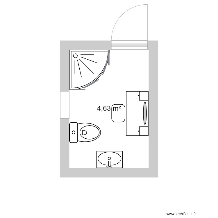 ma salle de bain. Plan de 0 pièce et 0 m2