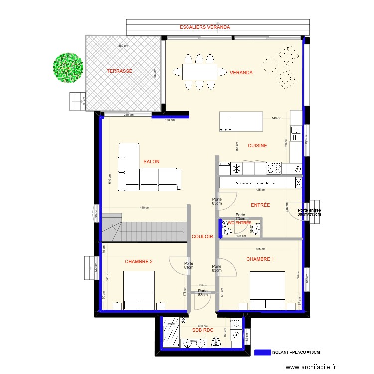 Plan maison Plan de cuques avec combles +dressing. Plan de 24 pièces et 268 m2
