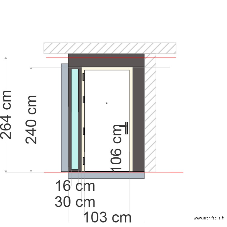 porte blindée villa. Plan de 0 pièce et 0 m2